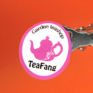 TeaFang - 원형코팅스티커