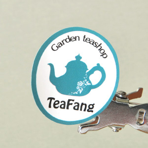 TeaFang2 - 원형코팅스티커