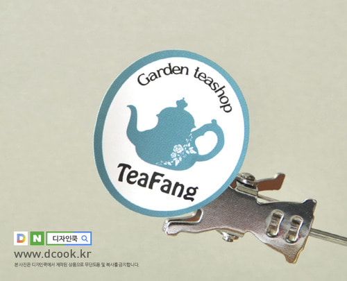 TeaFang2 - 원형코팅스티커