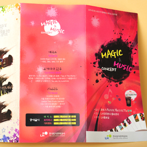 Magic &amp; Music Concert - 3단리플렛
